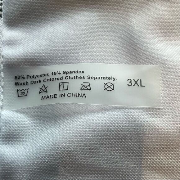 Shein Women's Swim Bikini Bottom 3XL White with long black marks - Picture 6 of 7